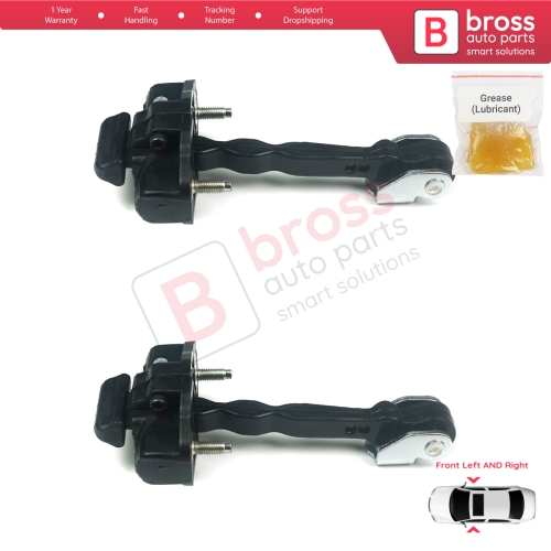 2 Pieces Front Door Hinge Stop Check Strap Limiter for Renault Clio MK4 Grandtour Hatchback Estate 2012-2021 804306179R 