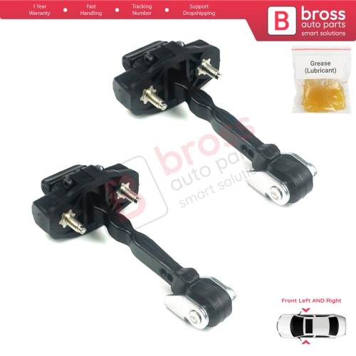 2 Pieces Front Door Hinge Stop Check Strap Limiter for Renault Clio MK4 Grandtour Hatchback Estate 2012-2021 804306179R 