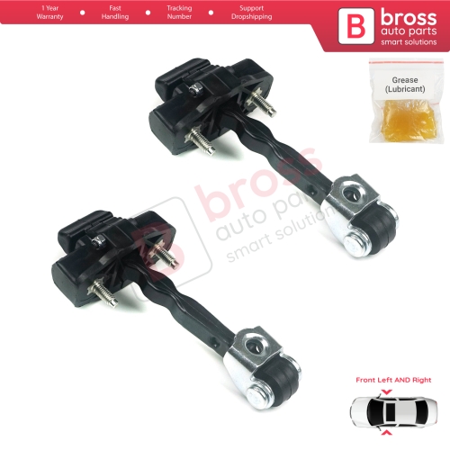 2 Pieces Front Door Hinge Stop Check Strap Limiter for Renault Clio MK4 Grandtour Hatchback Estate 2012-2021 804306179R 