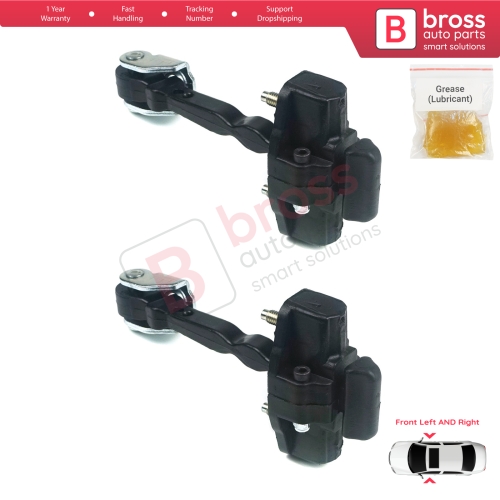 2 Pieces Front Door Hinge Stop Check Strap Limiter for Renault Clio MK4 Grandtour Hatchback Estate 2012-2021 804306179R 