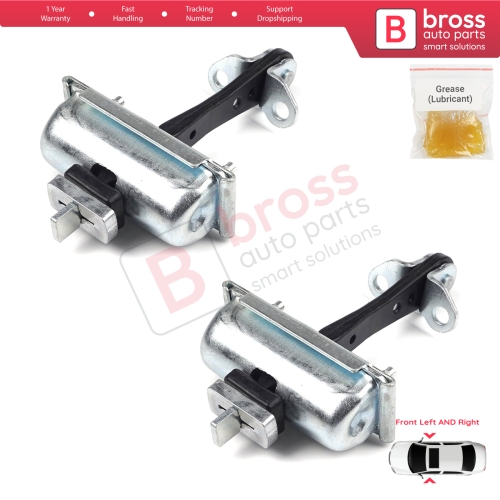 2 Pieces Front Door Hinge Stop Check Strap Limiter for Ford Transit MK7 2006-2014 Tourneo 6C1AV23500AC 