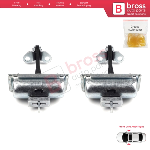 2 Pieces Front Door Hinge Stop Check Strap Limiter for Ford Transit MK7 2006-2014 Tourneo 6C1AV23500AC 