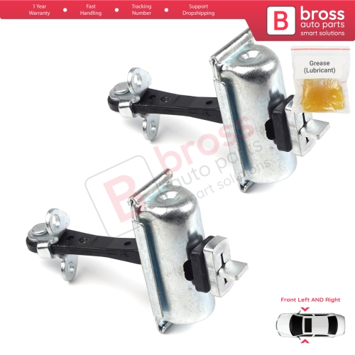 2 Pieces Front Door Hinge Stop Check Strap Limiter for Ford Transit MK7 2006-2014 Tourneo 6C1AV23500AC 