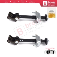 2 Pieces Front Door Hinge Stop Check Strap Limiter for Ford Transit Connect MK1 Tourneo 2002-2013 2T1AV23500AD 