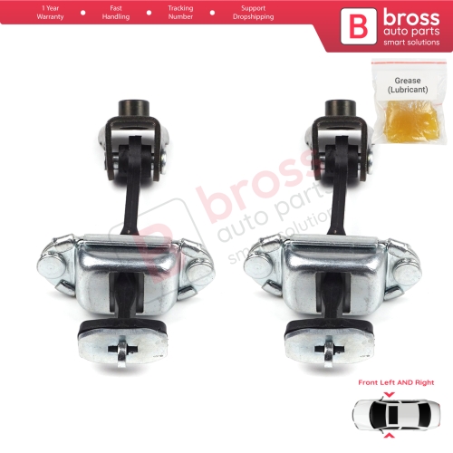 2 Pieces Front Door Hinge Stop Check Strap Limiter for Ford Transit Connect MK1 Tourneo 2002-2013 2T1AV23500AD 