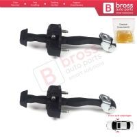 2 Pieces Front Door Hinge Stop Check Strap Limiter for Ford Focus MK3 C346 2010-2019 BM51A23500AA 