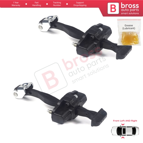 2 Pieces Front Door Hinge Stop Check Strap Limiter for Ford Focus MK3 C346 2010-2019 BM51A23500AA 