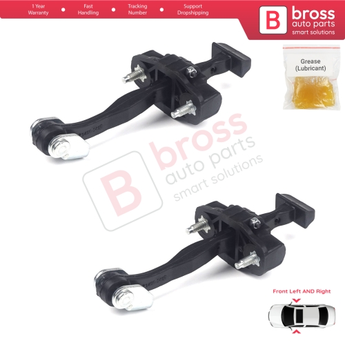 2 Pieces Front Door Hinge Stop Check Strap Limiter for Ford Focus MK3 C346 2010-2019 BM51A23500AA 