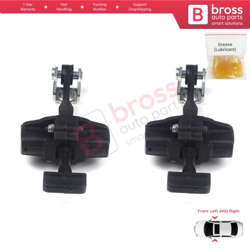 2 Pieces Front Door Hinge Stop Check Strap Limiter for Ford Focus MK3 C346 2010-2019 BM51A23500AA 