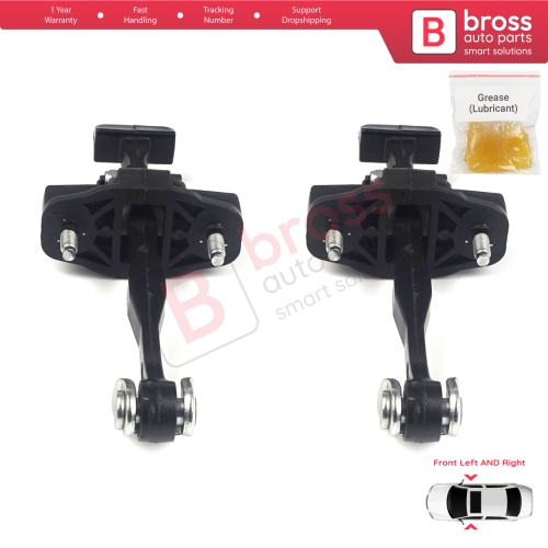 2 Pieces Front Door Hinge Stop Check Strap Limiter for Ford C Max MK2 Grand C-Max 2010-2019 AM51U23500AC 