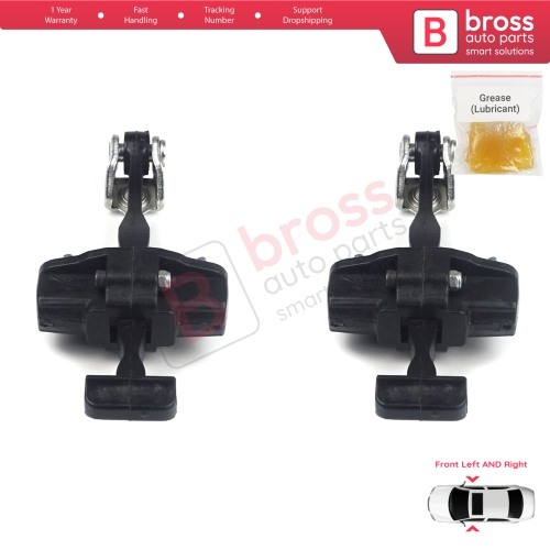 2 Pieces Front Door Hinge Stop Check Strap Limiter for Ford C Max MK2 Grand C-Max 2010-2019 AM51U23500AC 