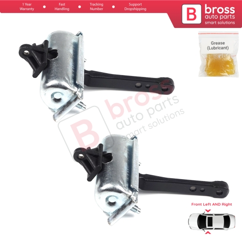 2 Pieces Front Door Hinge Stop Check Strap Limiter for Ford Ranger 1998-2012 2M34J23552BA 