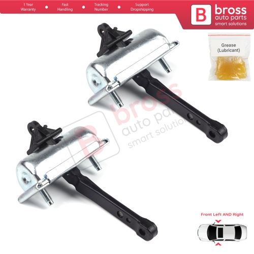 2 Pieces Front Door Hinge Stop Check Strap Limiter for Ford Ranger 1998-2012 2M34J23552BA 