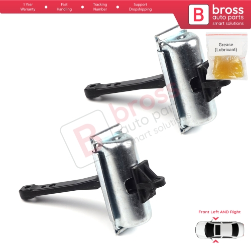 2 Pieces Front Door Hinge Stop Check Strap Limiter for Ford Ranger 1998-2012 2M34J23552BA 