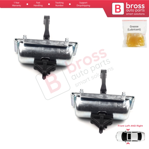 2 Pieces Front Door Hinge Stop Check Strap Limiter for Ford Ranger 1998-2012 2M34J23552BA 