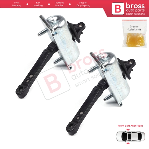 2 Pieces Front Door Hinge Stop Check Strap Limiter for Ford Ranger 1998-2012 2M34J23552BA 