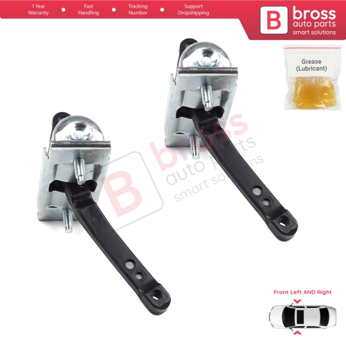 2 Pieces Front Door Hinge Stop Check Strap Limiter for Ford Ranger 1998-2012 2M34J23552BA 