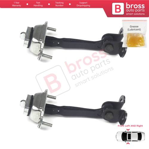 2 Pieces Front Door Hinge Stop Check Strap Limiter for Ford Mondeo MK1 MK2 Turnier 1992-2000 93BBF23500AG 