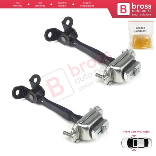 2 Pieces Front Door Hinge Stop Check Strap Limiter for Ford Mondeo MK1 MK2 Turnier 1992-2000 93BBF23500AG 