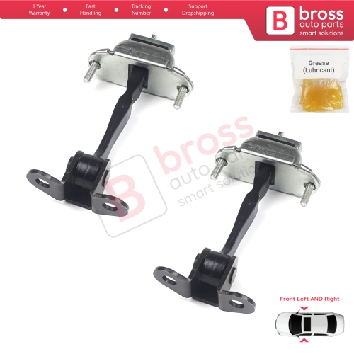 2 Pieces Front Door Hinge Stop Check Strap Limiter for Ford Mondeo MK1 MK2 Turnier 1992-2000 93BBF23500AG 