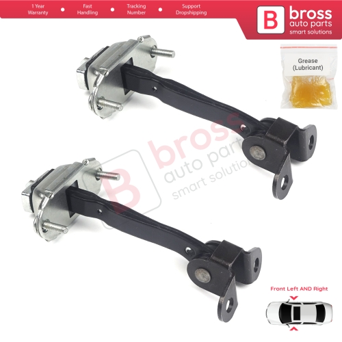 2 Pieces Front Door Hinge Stop Check Strap Limiter for Ford Mondeo MK1 MK2 Turnier 1992-2000 93BBF23500AG 