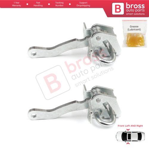 2 Pieces Front Door Hinge Stop Check Strap Limiter for Fiat Tempra 159 Tipo 160 4/5 Door 46424567 