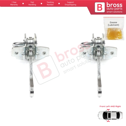 2 Pieces Front Door Hinge Stop Check Strap Limiter for Fiat Tempra 159 Tipo 160 4/5 Door 46424567 