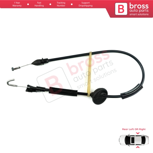 Inner Door Lock Latch Bowden Cable Rear Doors for VW Passat B5 3B2 3B5 B5.5 GP 3BG 3B3 3B6 1996-2005 3B0839085F