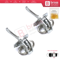 2 Pieces Rear Door Hinge Stop Check Strap Limiter for Fiat Tempra 159 Tipo 160 4/5 Door 46424566 