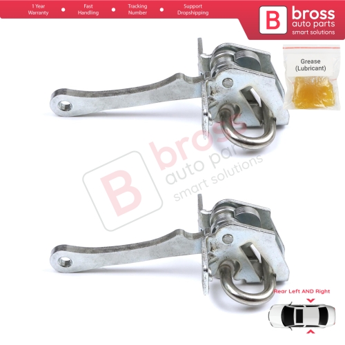 2 Pieces Rear Door Hinge Stop Check Strap Limiter for Fiat Tempra 159 Tipo 160 4/5 Door 46424566 