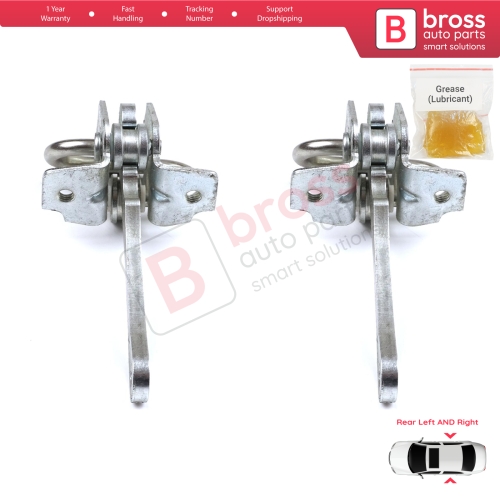 2 Pieces Rear Door Hinge Stop Check Strap Limiter for Fiat Tempra 159 Tipo 160 4/5 Door 46424566 