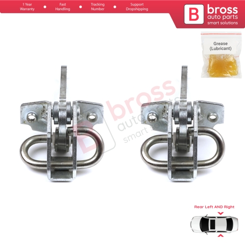 2 Pieces Rear Door Hinge Stop Check Strap Limiter for Fiat Tempra 159 Tipo 160 4/5 Door 46424566 