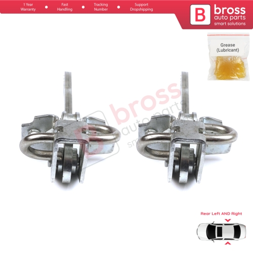 2 Pieces Rear Door Hinge Stop Check Strap Limiter for Fiat Tempra 159 Tipo 160 4/5 Door 46424566 