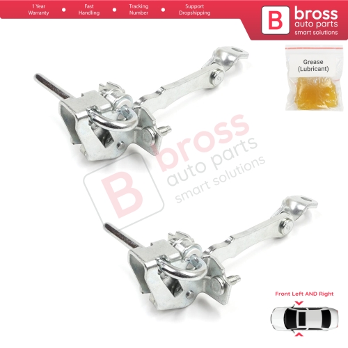 2 Pieces Front Door Hinge Stop Check Strap Limiter for Alfa Romeo 147 2001-2010 GT 937 2003-2010 50512115