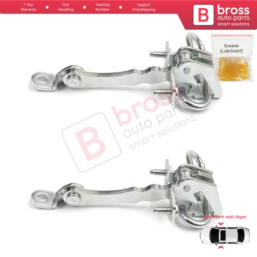 2 Pieces Front Door Hinge Stop Check Strap Limiter for Alfa Romeo 147 2001-2010 GT 937 2003-2010 50512115
