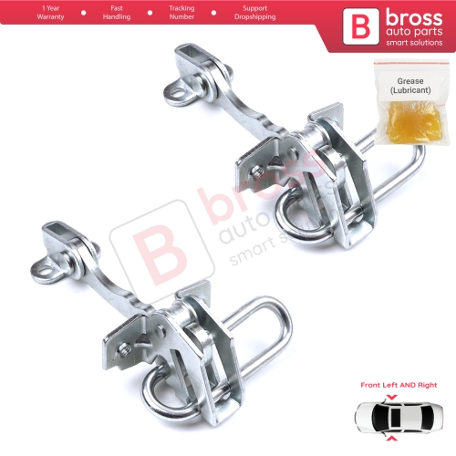 2 Pieces Front Door Hinge Stop Check Strap Limiter for Fiat Punto MK2 188 5-Door 1999-2012 51754186