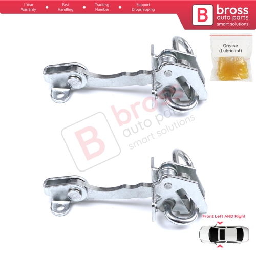 2 Pieces Front Door Hinge Stop Check Strap Limiter for Fiat Punto MK2 188 5-Door 1999-2012 51754186