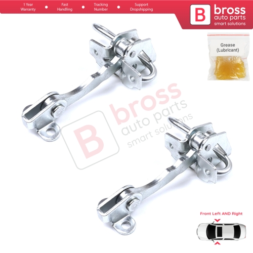 2 Pieces Front Door Hinge Stop Check Strap Limiter for Fiat Punto MK2 188 5-Door 1999-2012 51754186