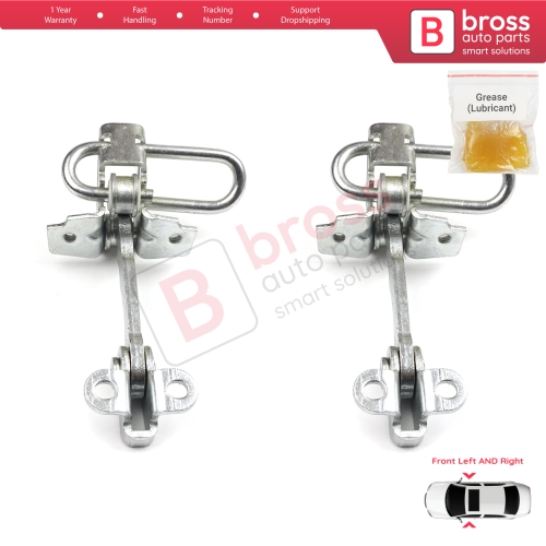 2 Pieces Front Door Hinge Stop Check Strap Limiter for Fiat Punto MK2 188 5-Door 1999-2012 51754186