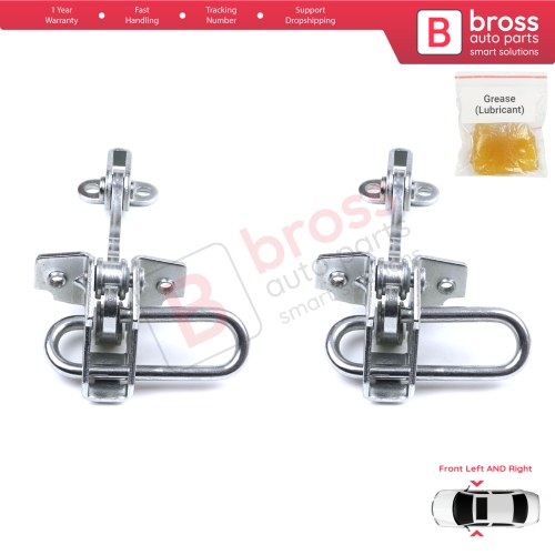 2 Pieces Front Door Hinge Stop Check Strap Limiter for Fiat Punto MK2 188 5-Door 1999-2012 51754186