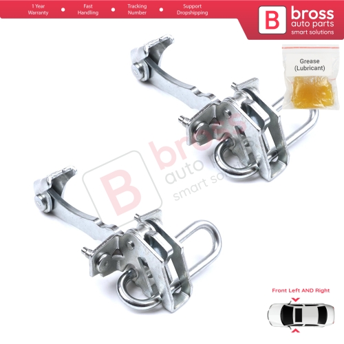 2 Pieces Front Door Hinge Stop Check Strap Limiter for Fiat 500 500C 500/595/695 Abarth 51782989