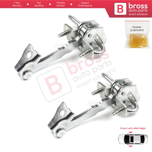 2 Pieces Front Door Hinge Stop Check Strap Limiter for Fiat 500 500C 500/595/695 Abarth 51782989