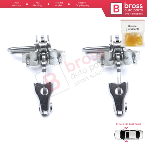 2 Pieces Front Door Hinge Stop Check Strap Limiter for Fiat 500 500C 500/595/695 Abarth 51782989