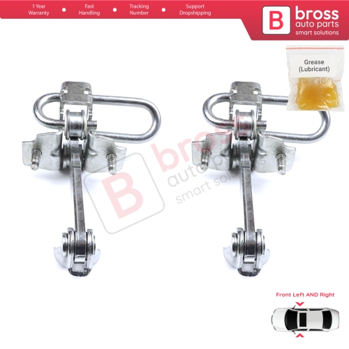 2 Pieces Front Door Hinge Stop Check Strap Limiter for Fiat 500 500C 500/595/695 Abarth 51782989
