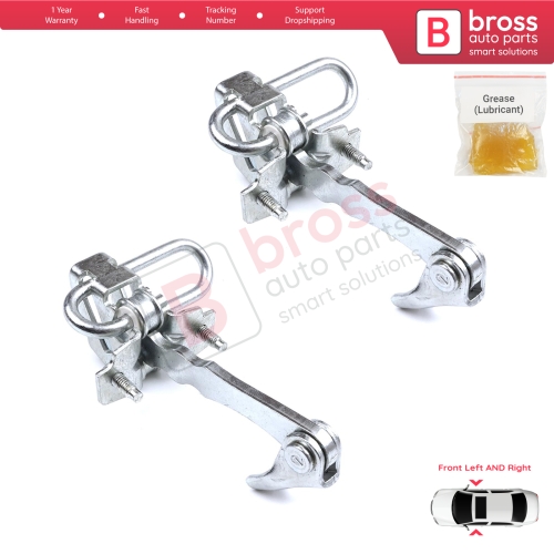 2 Pieces Front Door Hinge Stop Check Strap Limiter for Fiat 500 500C 500/595/695 Abarth 51782989