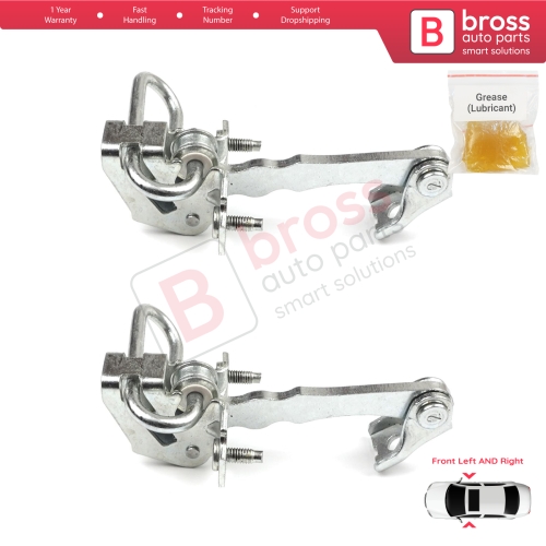 2 Pieces Front Door Hinge Stop Check Strap Limiter for Fiat 500 500C 500/595/695 Abarth 51782989