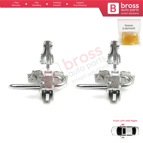 2 Pieces Front Door Hinge Stop Check Strap Limiter for Fiat 500 500C 500/595/695 Abarth 51782989