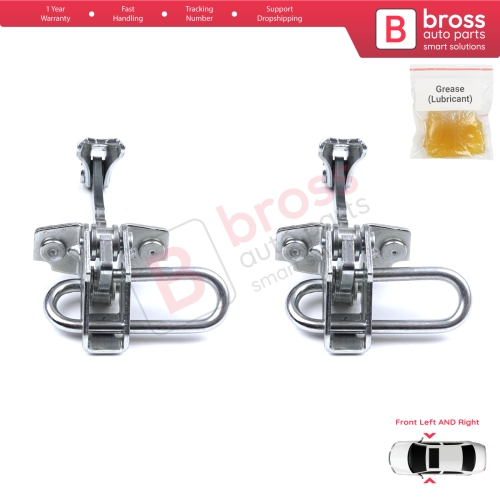 2 Pieces Front Door Hinge Stop Check Strap Limiter for Fiat 500 500C 500/595/695 Abarth 51782989