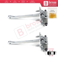 2 Pieces Front Rear Door Hinge Stop Check Strap Limiter for Renault 9 11 7702255777