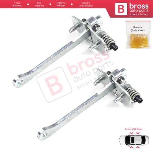 2 Pieces Front Rear Door Hinge Stop Check Strap Limiter for Renault 9 11 7702255777